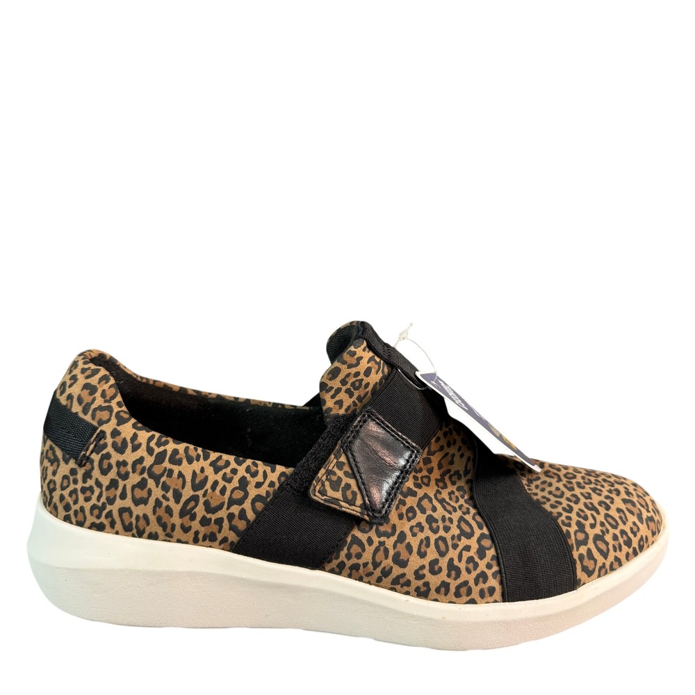 NWT Clarks Collection Kayleigh Charm Cheetah Leopard Print Slip On Womens 8